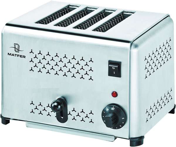 Image de GRILLE PAIN INOX 4 TRANCHES