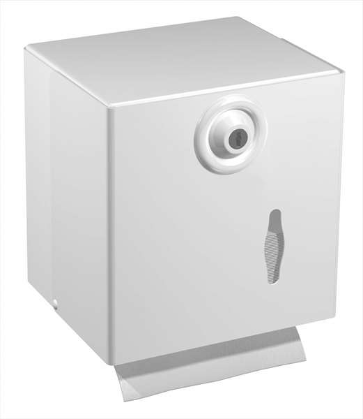 Image de DISTRIBUTEUR PAPIER HYGIENIQUE PQTS OU RLX BLANC (REF58110)