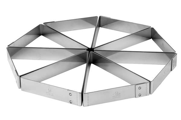 Image de LOT 8 TRIANGLES INOX MOZAIC