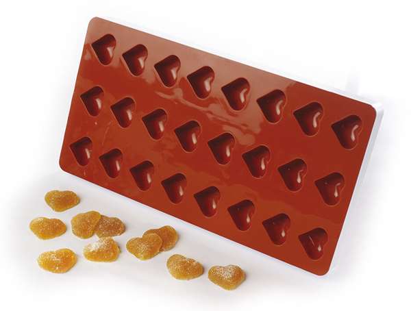 Image de MOULE FLEX 24 PATE FRUIT COEUR