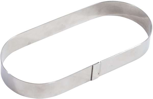 Image de OBLONG À TARTE INOX L 200H25