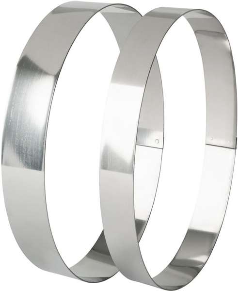 Image de OVALE A MOUSSE INOX 210X140