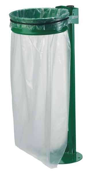 Image de ECOLLECTO AVEC POTEAU SUR PLATINE-VERT