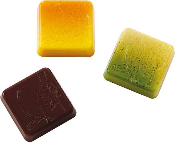 Image de PLAQUE 18 NAPOLITAIN CACAO