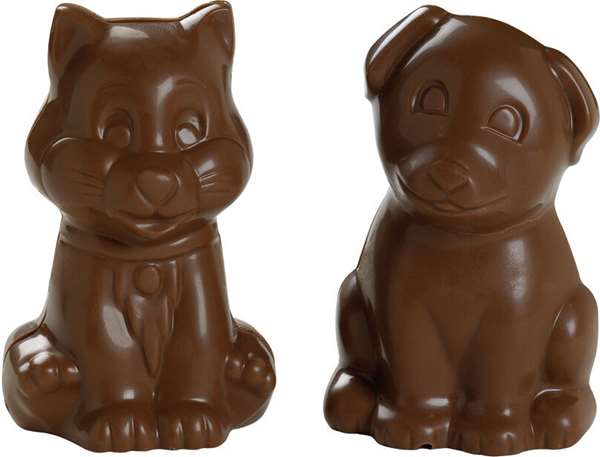 Image de PLAQUE 2 CHIENS 88X55MM    S/B