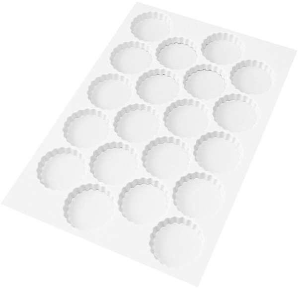 Image de PLAQUE 20 RONDS CANNELES DIA90