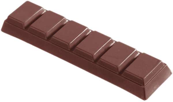 Image de PLAQUE 7 BARRE CHOCOLAT 50G