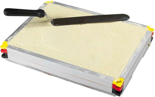 Image de PLAQUE CADRE SUPERPO.INOX40X30