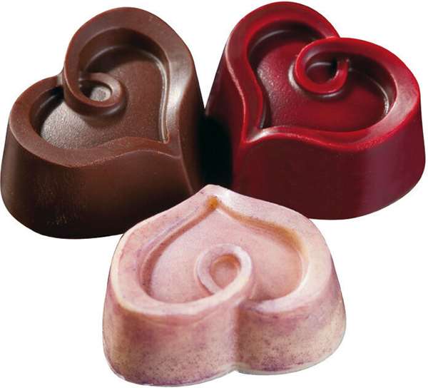 Image de PLAQUE CHOCO 30 COEURS COPO