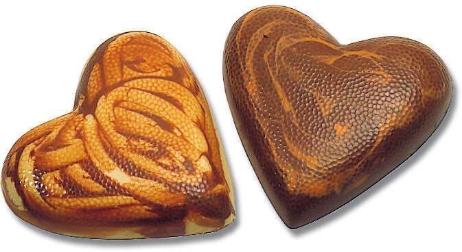 Image de PLAQUE CHOCO COEUR GRANITE 140