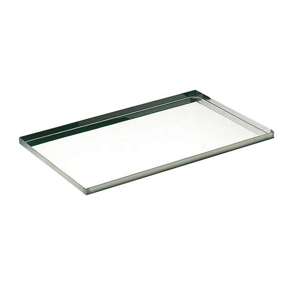 Image de PLAQUE INOX BORDS DROITS GN1/1