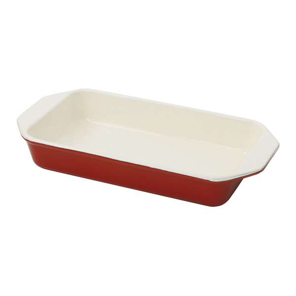Image de PLAT FONTE ROUGE 395X220X55MM