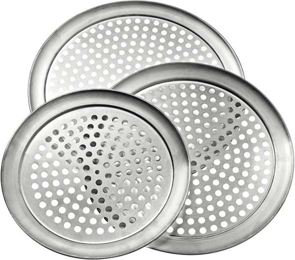 Image de PLATEAU PIZZA ALU PERF D28CM