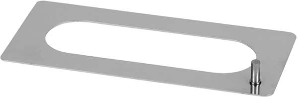 Image de POCHOIR OBLONG INOX 145 X 45 M