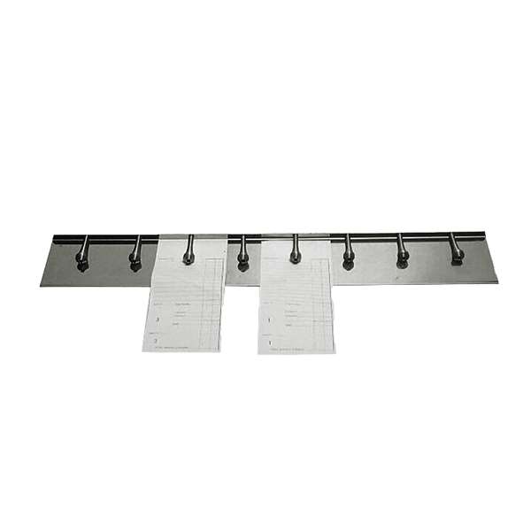 Image de BARRE PORTE-FICHES A RESSORT INOX LONG.100MM