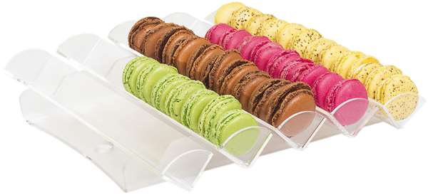 Image de PORTE MACARONS 5 RANGS TRANSP