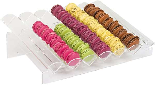 Image de PORTE MACARONS 7 RANGS TRANSP