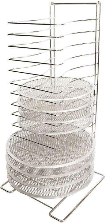 Image de RACK A PIZZA INOX 15 NIVEAUX