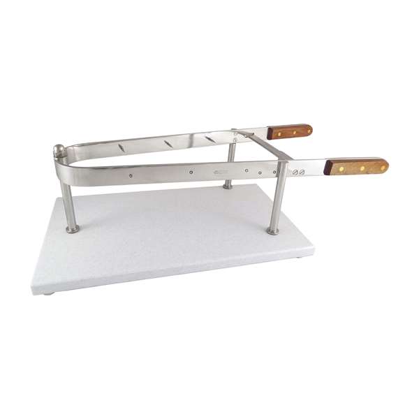 Image de SERRE JAMBON INOX SOCLE POLYET