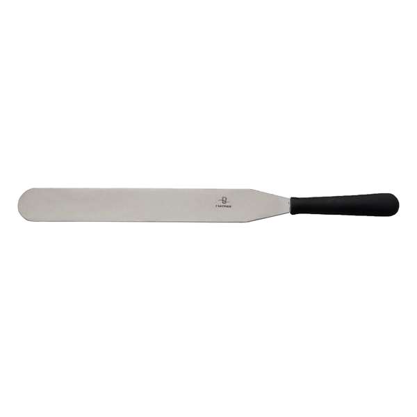 Image de SPATULE PLATE INOX MANCHE STANDARD LONG.120MM