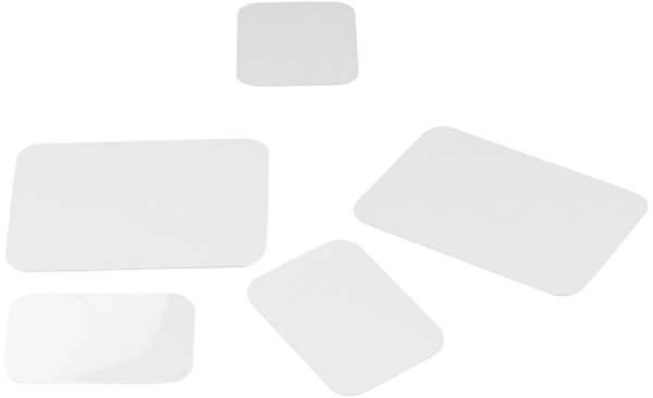 Image de X10 ETIQUETTE BLANC PVC 70X100