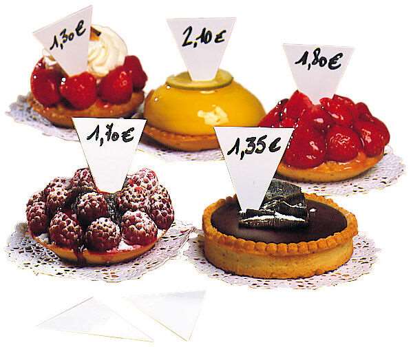 Image de X100 ETIQUET TRIANGLE MM 45X60