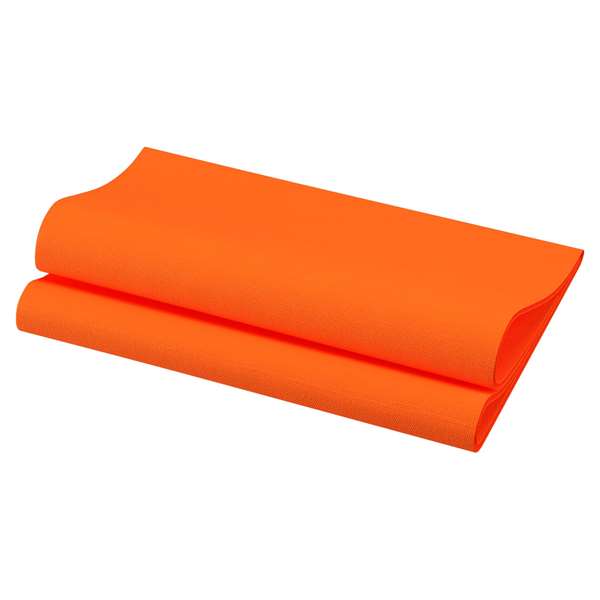 Image de SERVIETTE BIO-DUNISOFT SUN ORANGE 40X40CM X360