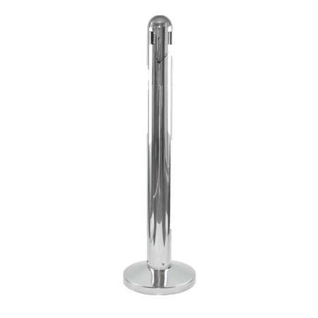 CENDRIER TUBULAIRE SUR PIED INOX 3L