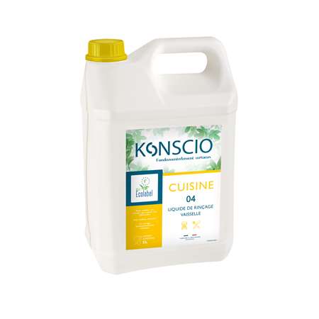 KONSCIO 04 - LIQUIDE RINÇAGE TOUTES EAUX ECOLABEL 5L