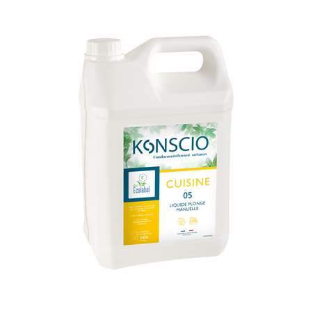 KONSCIO 05 - LIQUIDE PLONGE MANUELLE ECOLABEL 5L