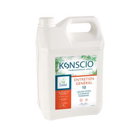 KONSCIO 10 - LIQUIDE VITRES ET SURFACES MODERNES ECOLABEL 5L