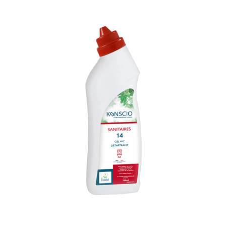 KONSCIO 14 - GEL WC DÉTARTRANT FLACON BEC CANARD 750ML