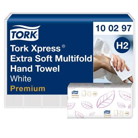 TORK XPRESS ESSUIE-MAINS INTERFOLIES EXTRA DOUX H2 X2100