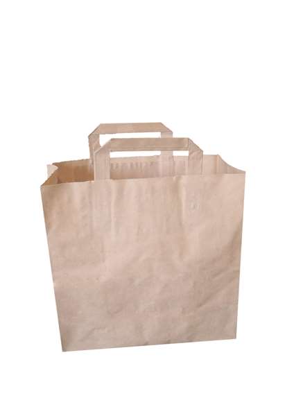 Image de SAC KRAFT BRUN ANSES PLATES (FTS260X200X260MM) X250
