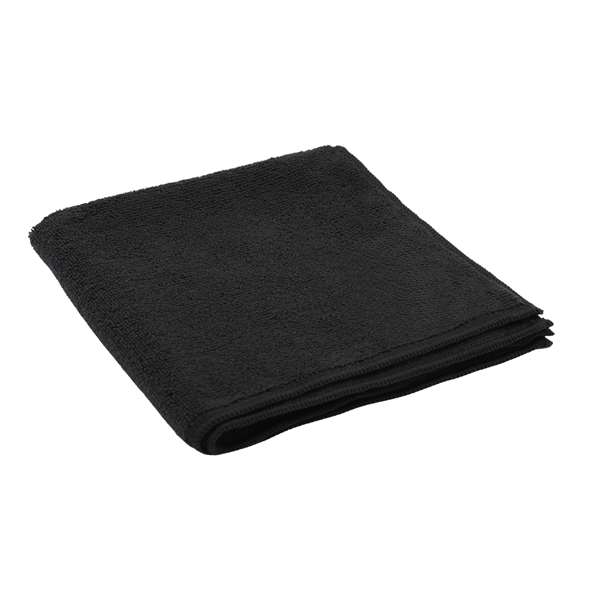 Image de MICROFIBRE SOFT 100% RECYCLÉE ET RECYCLABLE NOIRX5