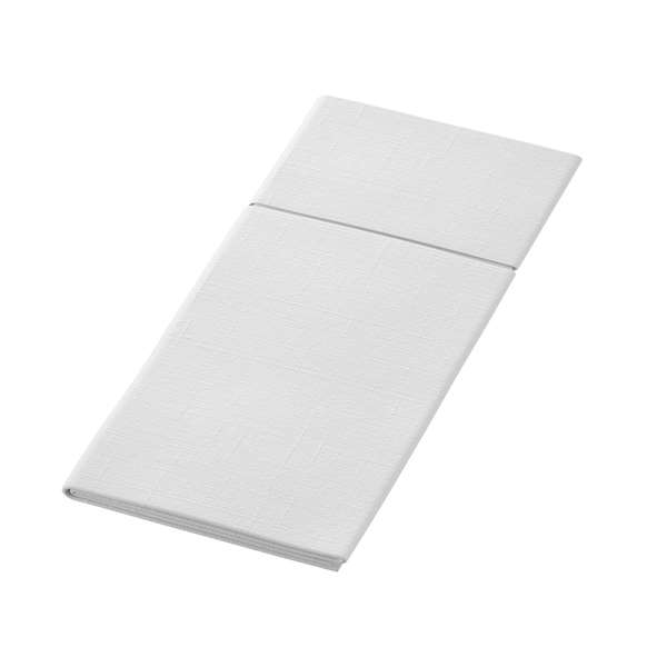 Image de SERVIETTE DUNILETTO SLIM BIO-DUNISOFT BLANCHE 33X40CM X260