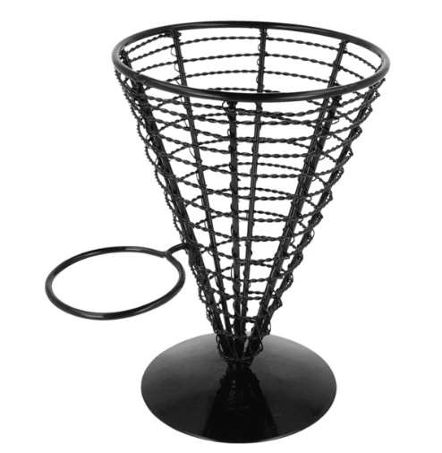 Image de CONE EN ACIER NOIR (DIAM.128MM H.180MM)