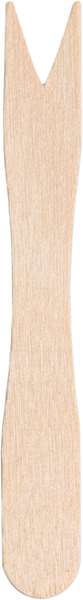 Image de MINI FOURCHETTE BOIS NATUREL SERVIPACK LONG.85MM X100