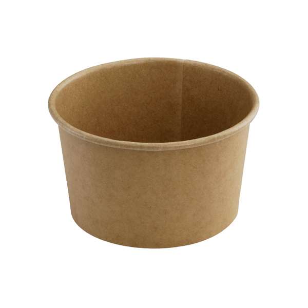 Image de SALADIER CARTON BRUN POKEPACK (DIAM.120MM H.72MM) 500ML X50