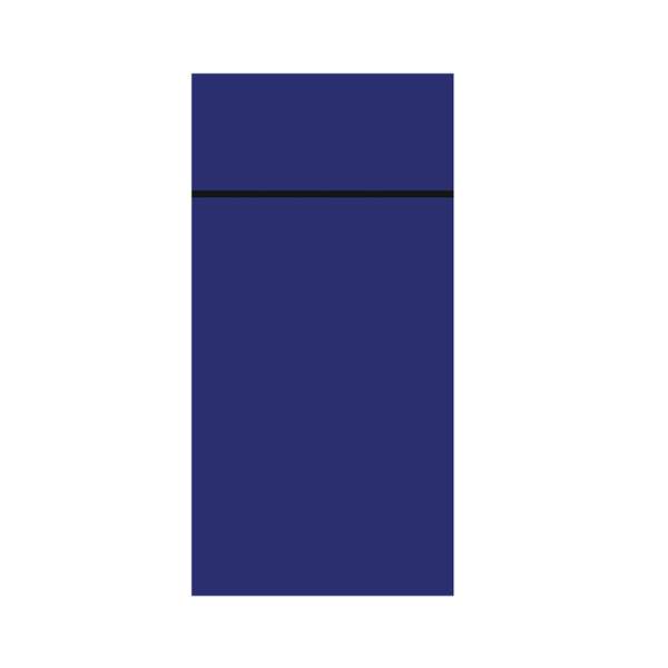Image de SERVIETTE DUNILETTO SLIM BIO-DUNISOFT BLEU FONCE 33X40CMX260