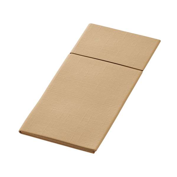 Image de SERVIETTE DUNILETTO SLIM BIO-DUNISOFT MARRON ECO 33X40CMX260