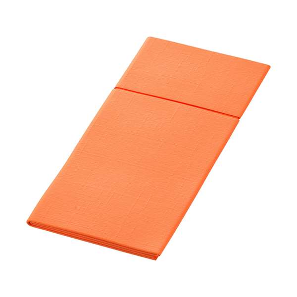 Image de SERVIETTE DUNILETTO SLIM BIO-DUNISOFT SUN ORANGE 33X40CMX260