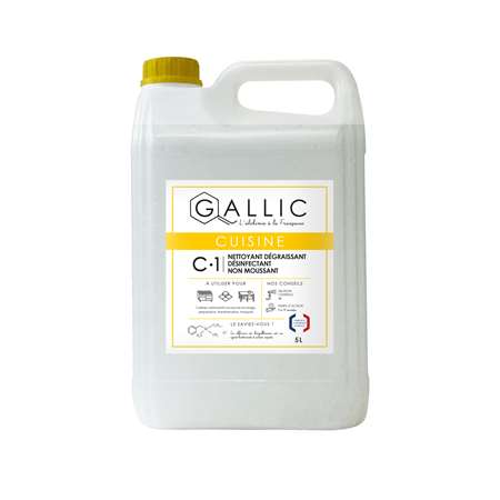 GALLIC C1 - NETT. DEGRAISSANT DESINFECTANT NON MOUSSANT 5L