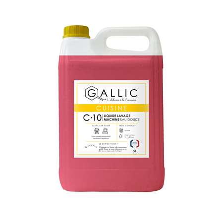 GALLIC C10 - LIQUIDE LAVAGE MACHINE - EAU DOUCE 5L