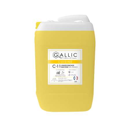 GALLIC C11 - LIQUIDE RINCAGE MACHINE - EAU DOUCE 20L