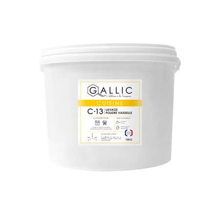 GALLIC C13 - LAVAGE POUDRE VAISSELLE 10KG