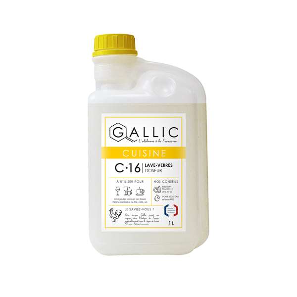 Image de GALLIC C16 - LAVE-VERRES DOSEUR 1L