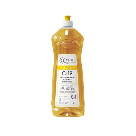 GALLIC C19 - LIQUIDE PLONGE MANUELLE CONCENTRE 1L