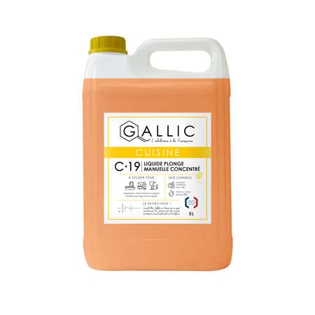 GALLIC C19 - LIQUIDE PLONGE MANUELLE CONCENTRE 5L