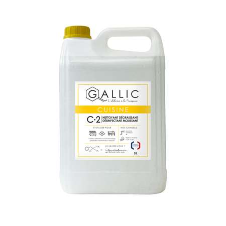 GALLIC C2 - NETT. DEGRAISSANT DESINFECTANT MOUSSANT 5L